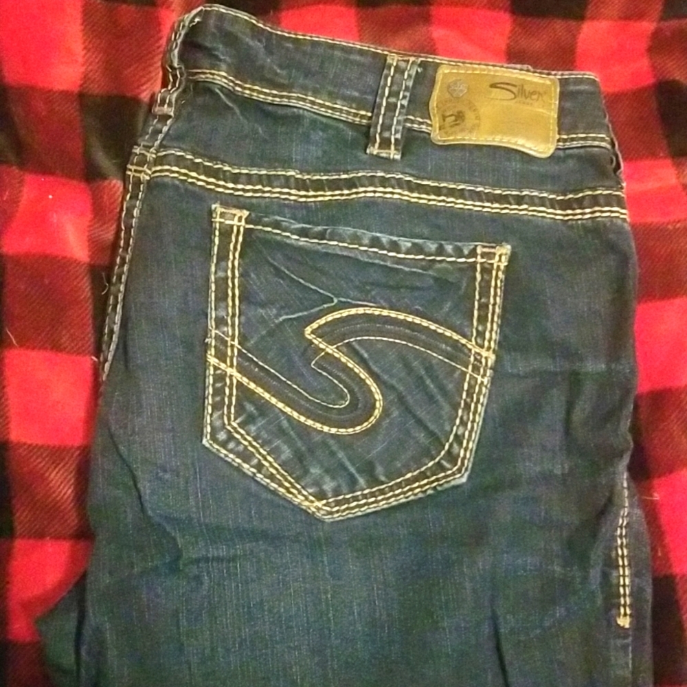 Silver jeans